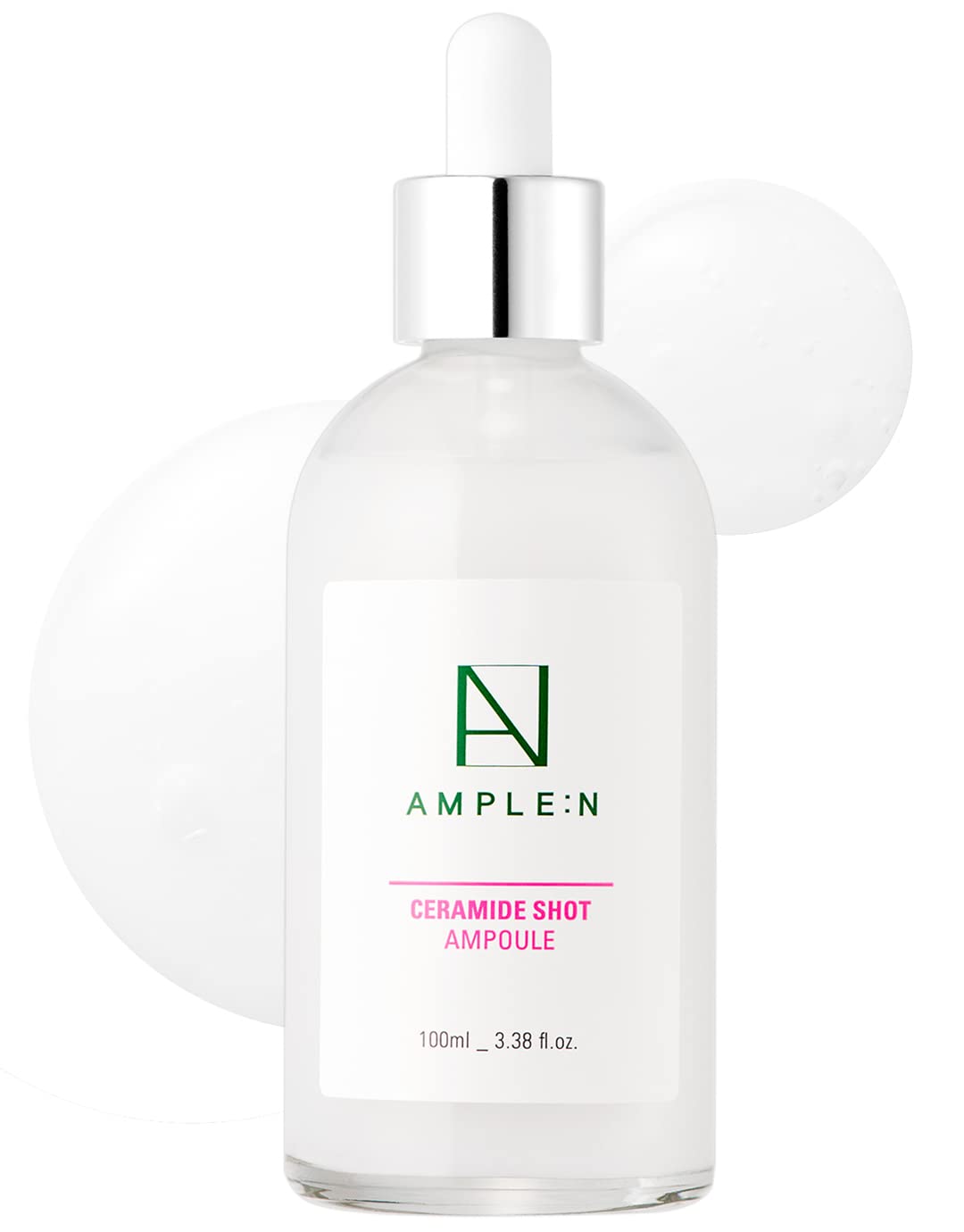 AMPLE:N Ceramide Shot Serum �?Anti Aging and Hydrating Serum with Ceramide for Deep Moisturization �?For Dry & Rough Skin to Reduces Wrinkles & Repairs Skin, 3.38 fl.oz.