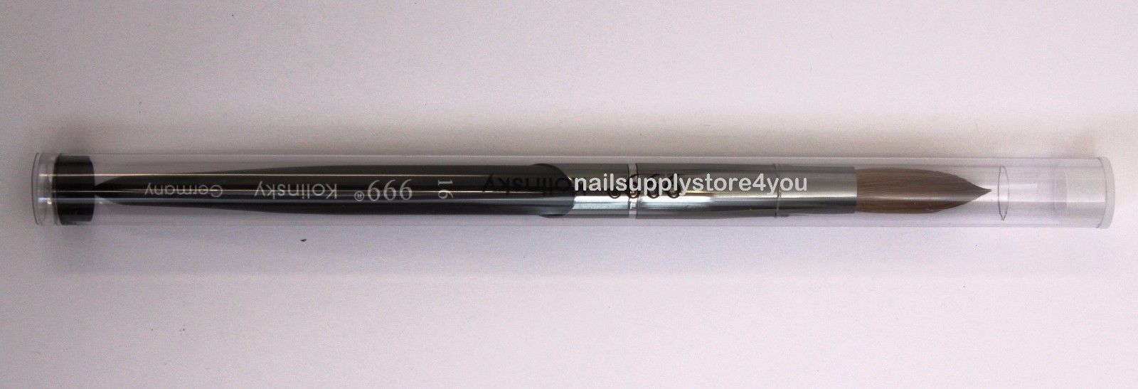 999 Titanium Handle Kolinsky Acrylic Nail Brush For Manicure powder - ROUND